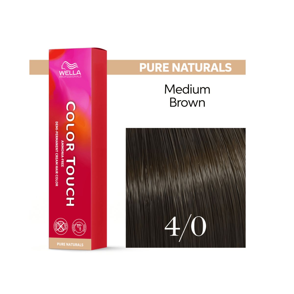 TONALIZANTE COLOR TOUCH 4.0 CASTANHO MÉDIO WELLA PROFISSIONALS 60G