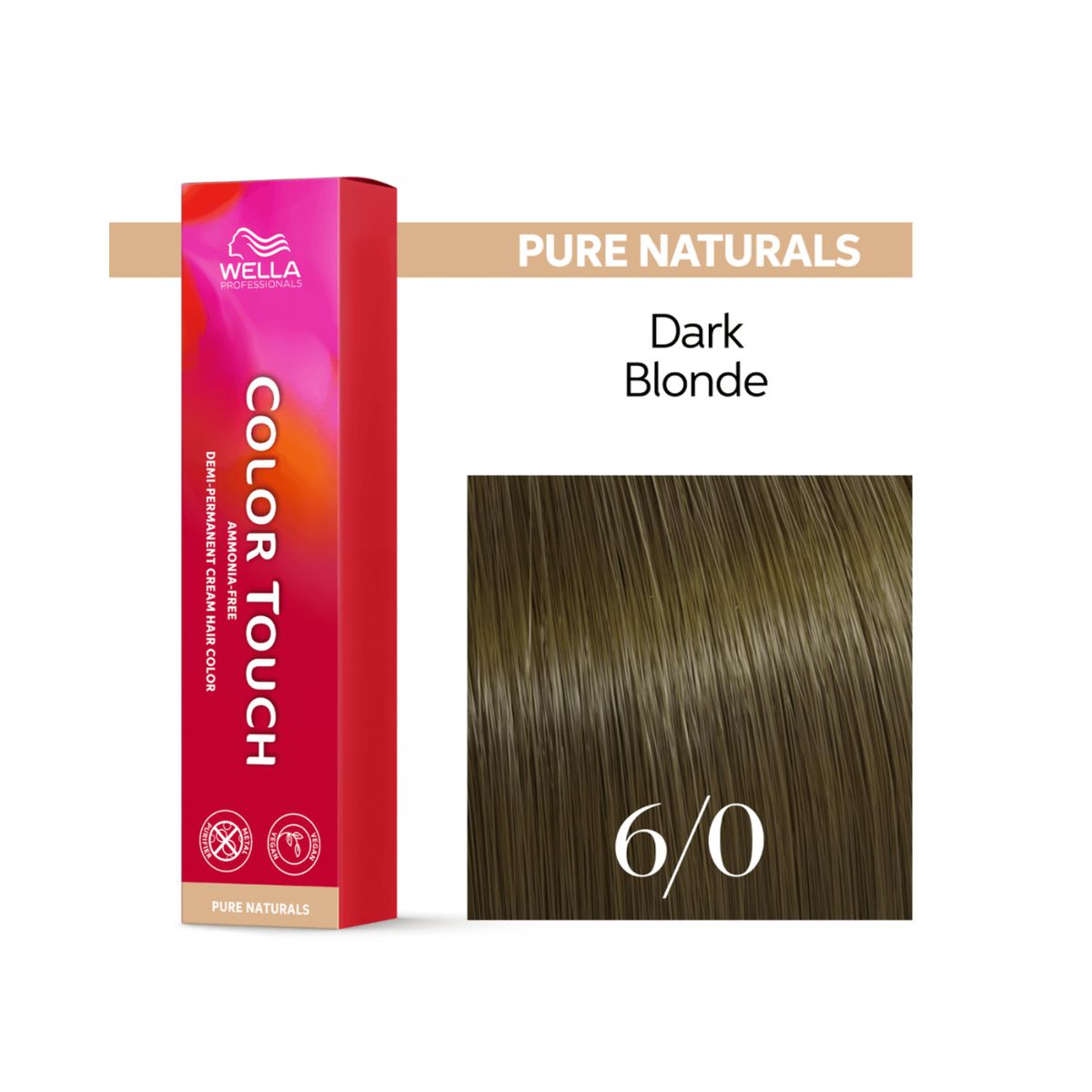 TONALIZANTE COLOR TOUCH 6.0 LOURO ESCURO WELLA PROFESSIONALS 60G