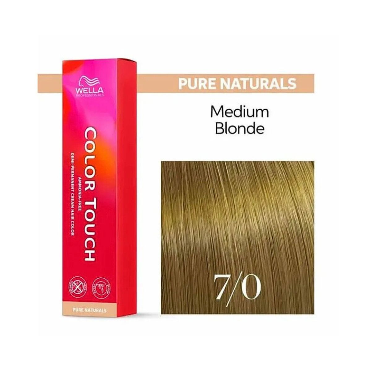 TONALIZANTE COLOR TOUCH 7.0 LOURO MEDIO WELLA PROFISSIONALS 60G