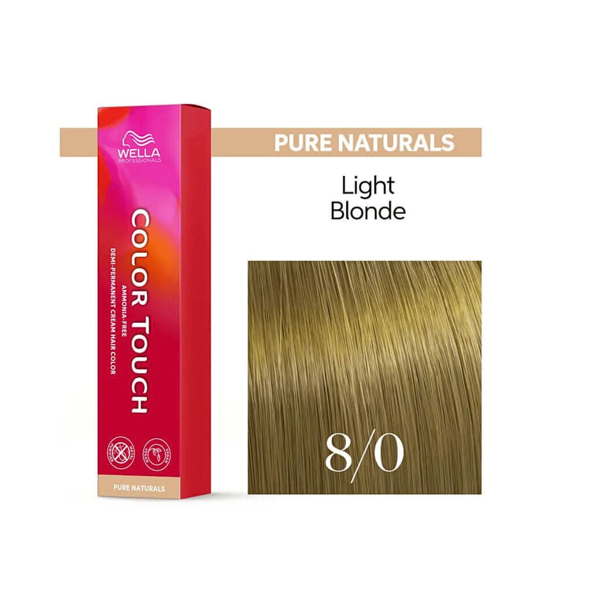 TONALIZANTE COLOR TOUCH 8.0 LOURO CLARO WELLA PROFISSIONALS 60G