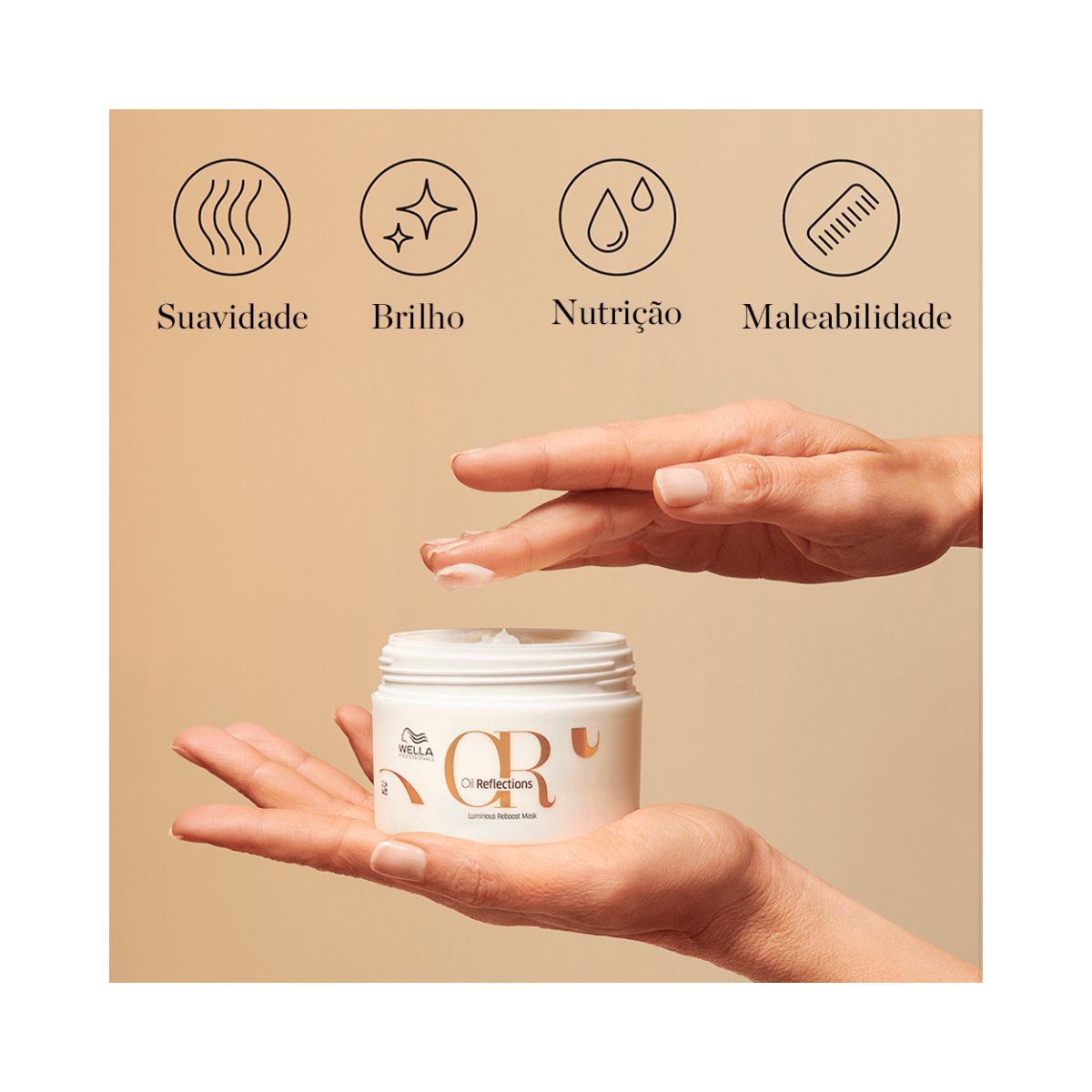 MÁSCARA DE TRATAMENTO OIL REFLECTIONS WELLA PROFISSIONALS 150ML
