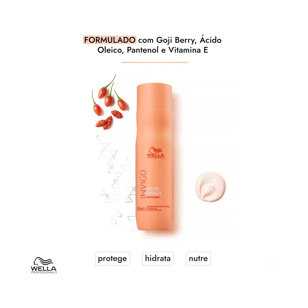 SHAMPOO INVIGO NUTRI ENRICH WELLA PROFISSIONALS 250ML