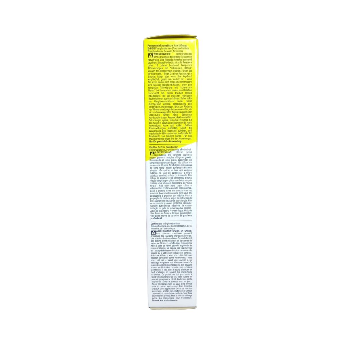 COLORAÇÃO PERMANENTE 3.0 CASTANHO ESCURO YELLOW COLOR ALFAPARF 60ML