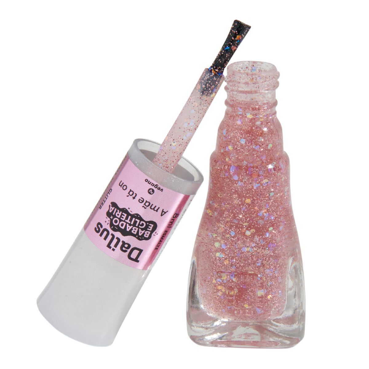 ESMALTE GLITTER A MÂE TA ON ROSA DAILUS 8ML