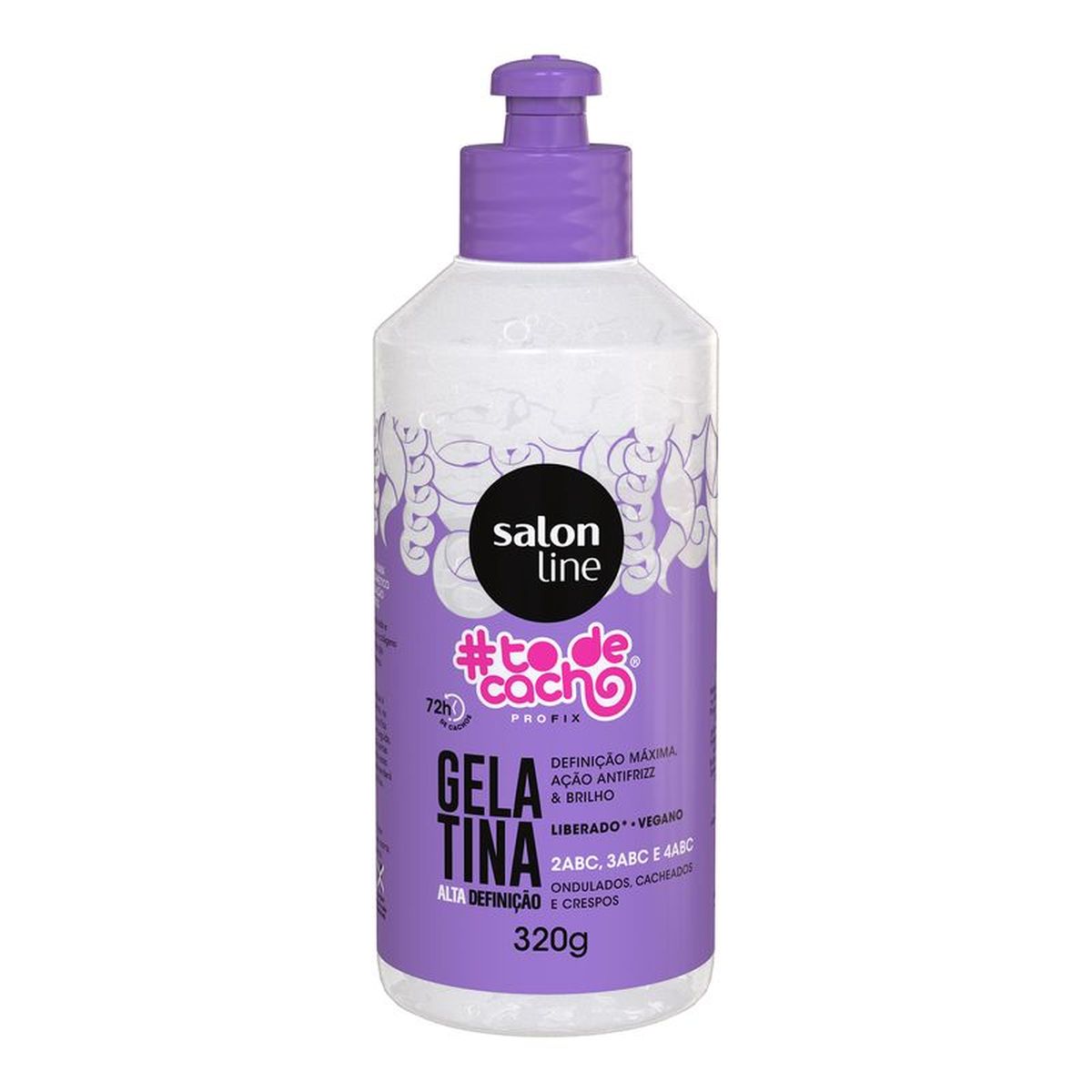 GELATINA #TODECACHOS ALTA DEFINIÇÃO SALON LINE 320G
