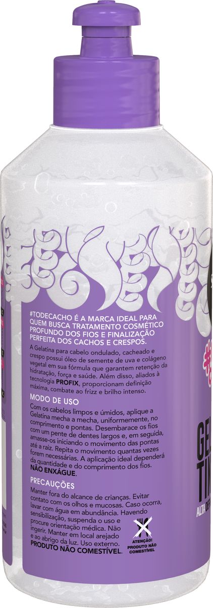 GELATINA #TODECACHOS ALTA DEFINIÇÃO SALON LINE 320G