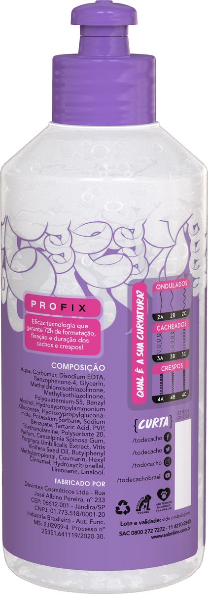 GELATINA #TODECACHOS ALTA DEFINIÇÃO SALON LINE 320G