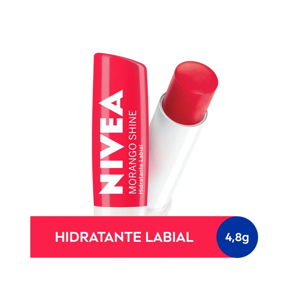 HIDRATANTE PROTETOR LABIAL MORANGO SHINE NIVEA 4.8G