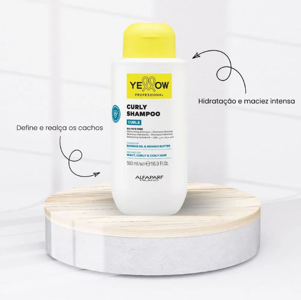 SHAMPOO CURLS YELLOW 500ML