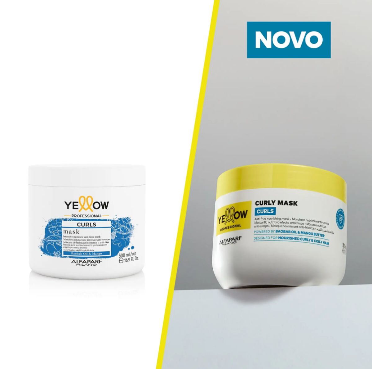 MÁSCARA CAPILAR CURLS YELLOW 500ML