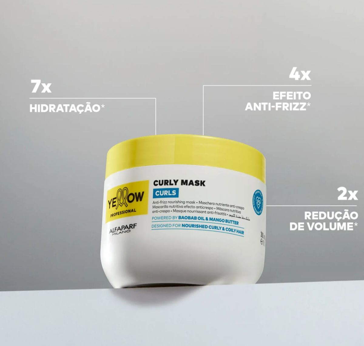 MÁSCARA CAPILAR CURLS YELLOW 500ML
