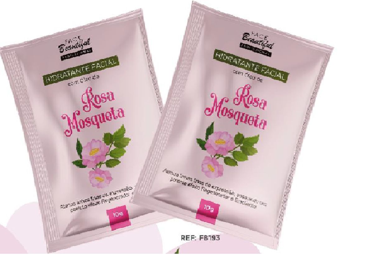 SACHE FACIAL HIDRATANTE ROSA MOSQUETA FACE BEAUTIFUL 10G
