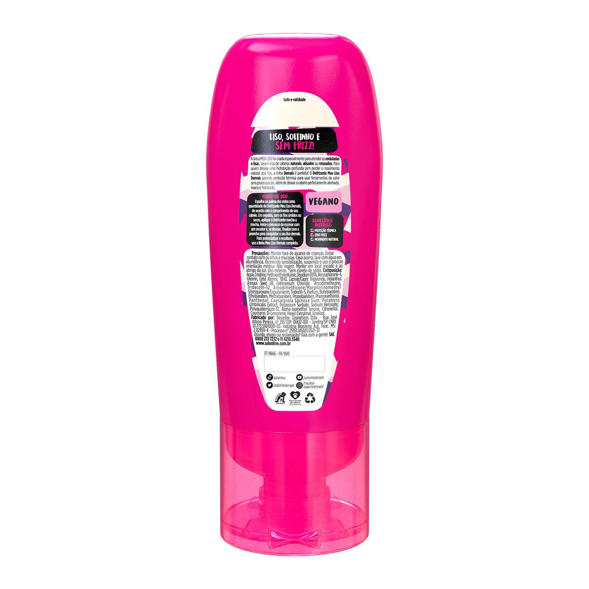 DEFRIZANTE MEU LISO DEMAIS SALON LINE 200ML