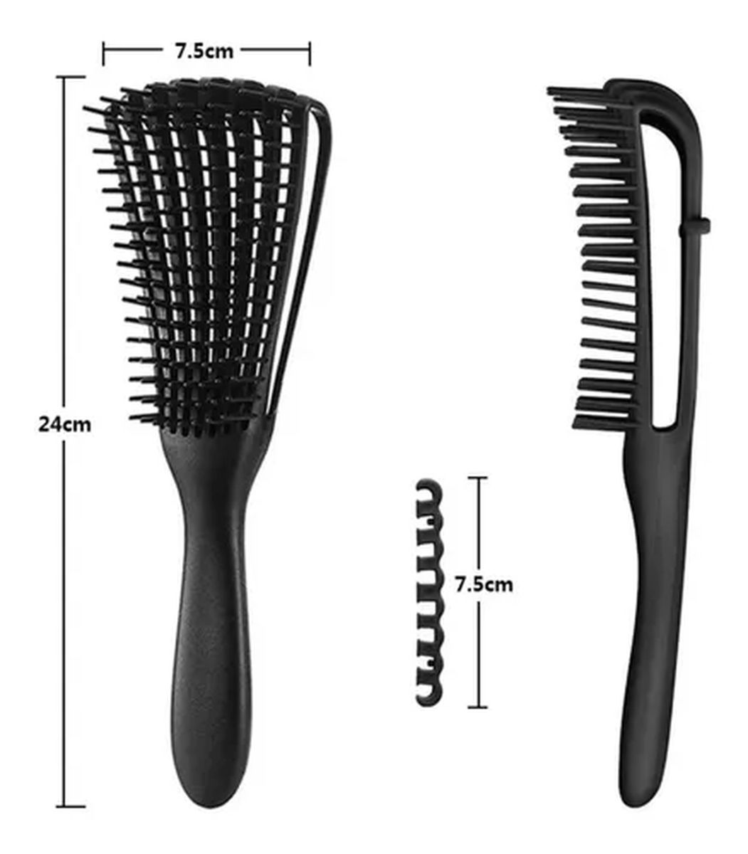 ESCOVA POLVO CABELO CACHEADO