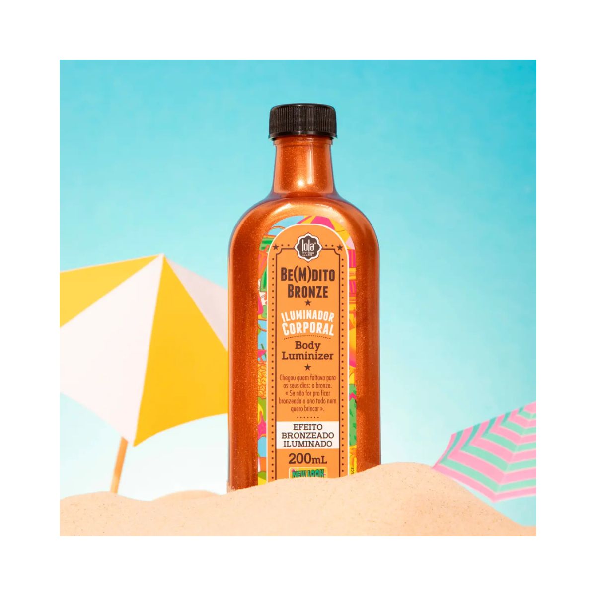 LOÇÃO CORPORAL ILUMINADORA BRONZE LOLA COSMETICS 200ML