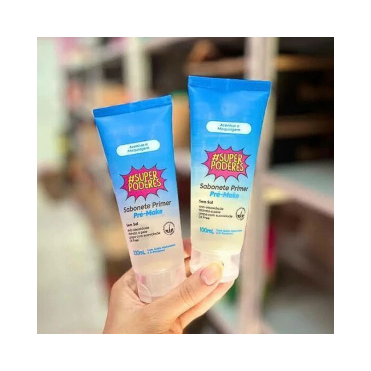 SABONETE FACIAL SUPER PODERES PRIMER PRÉ MAKE 100ML