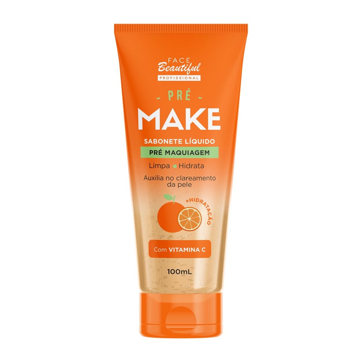 SABONTE LÍQUIDO PRÉ MAQUAIGEM VITAMINA C FACE BEAUTIFUL 100ML