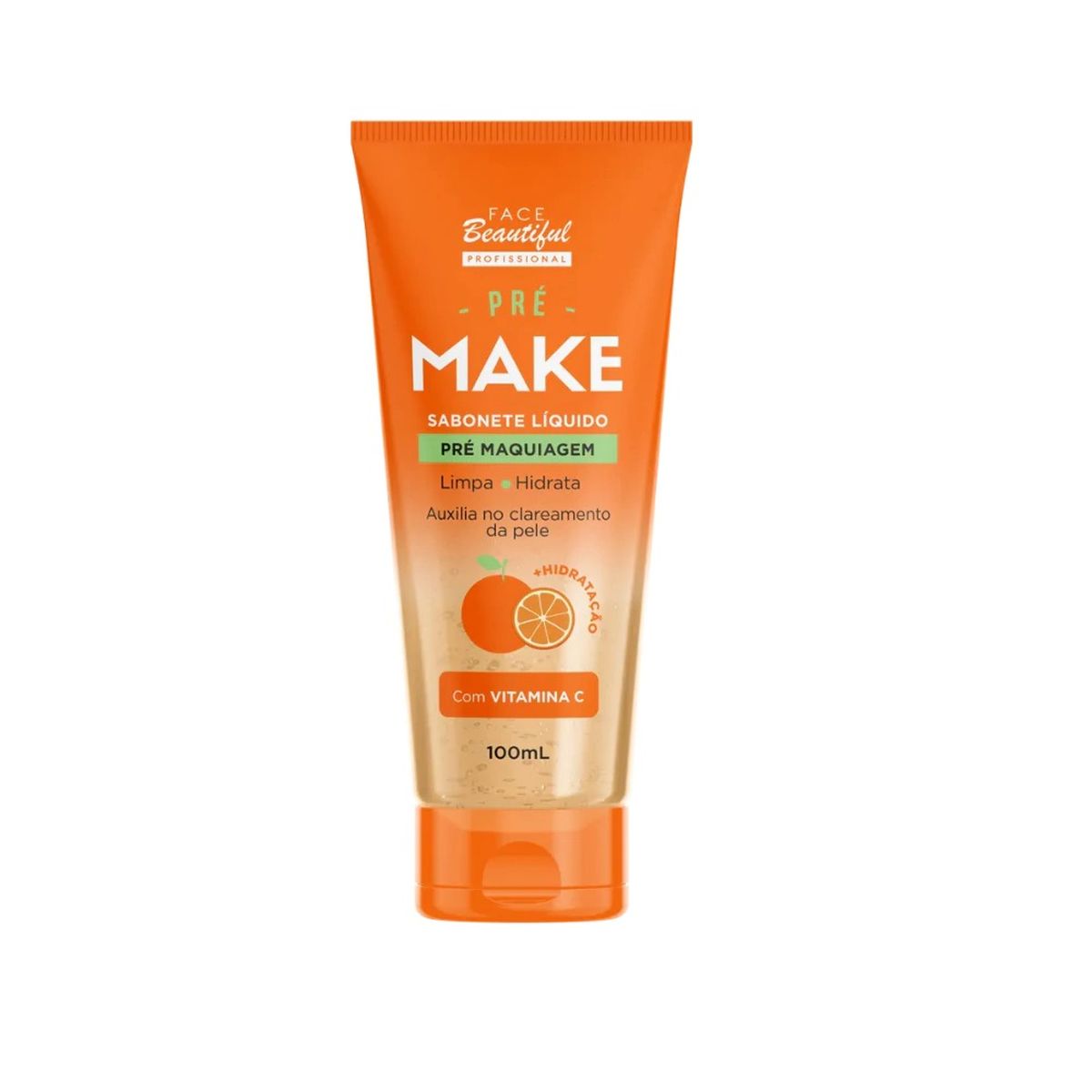 SABONTE LÍQUIDO PRÉ MAQUAIGEM VITAMINA C FACE BEAUTIFUL 100ML