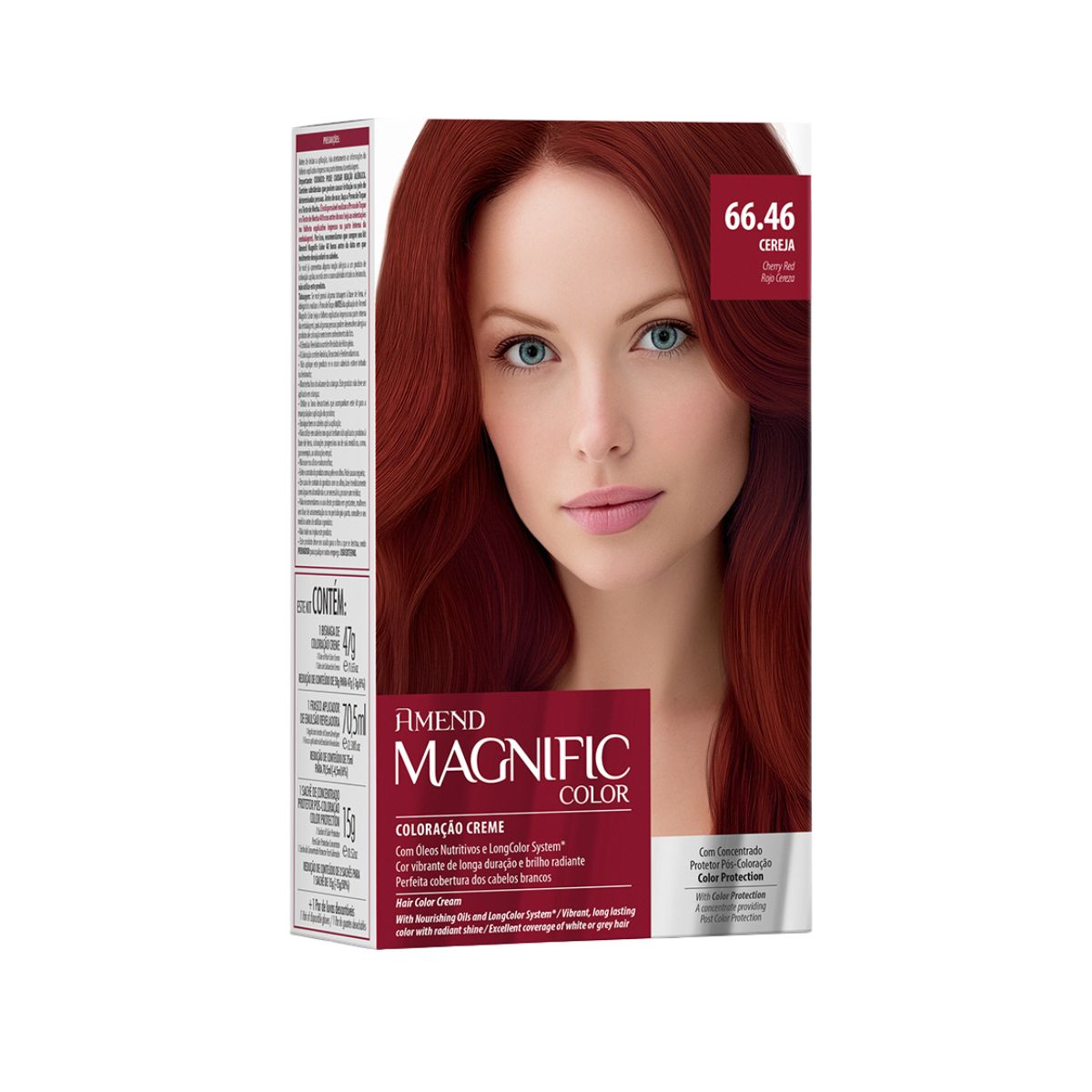 COLORAÇÃO CREME MAGNIFIC COLOR 66.46 CEREJA AMEND