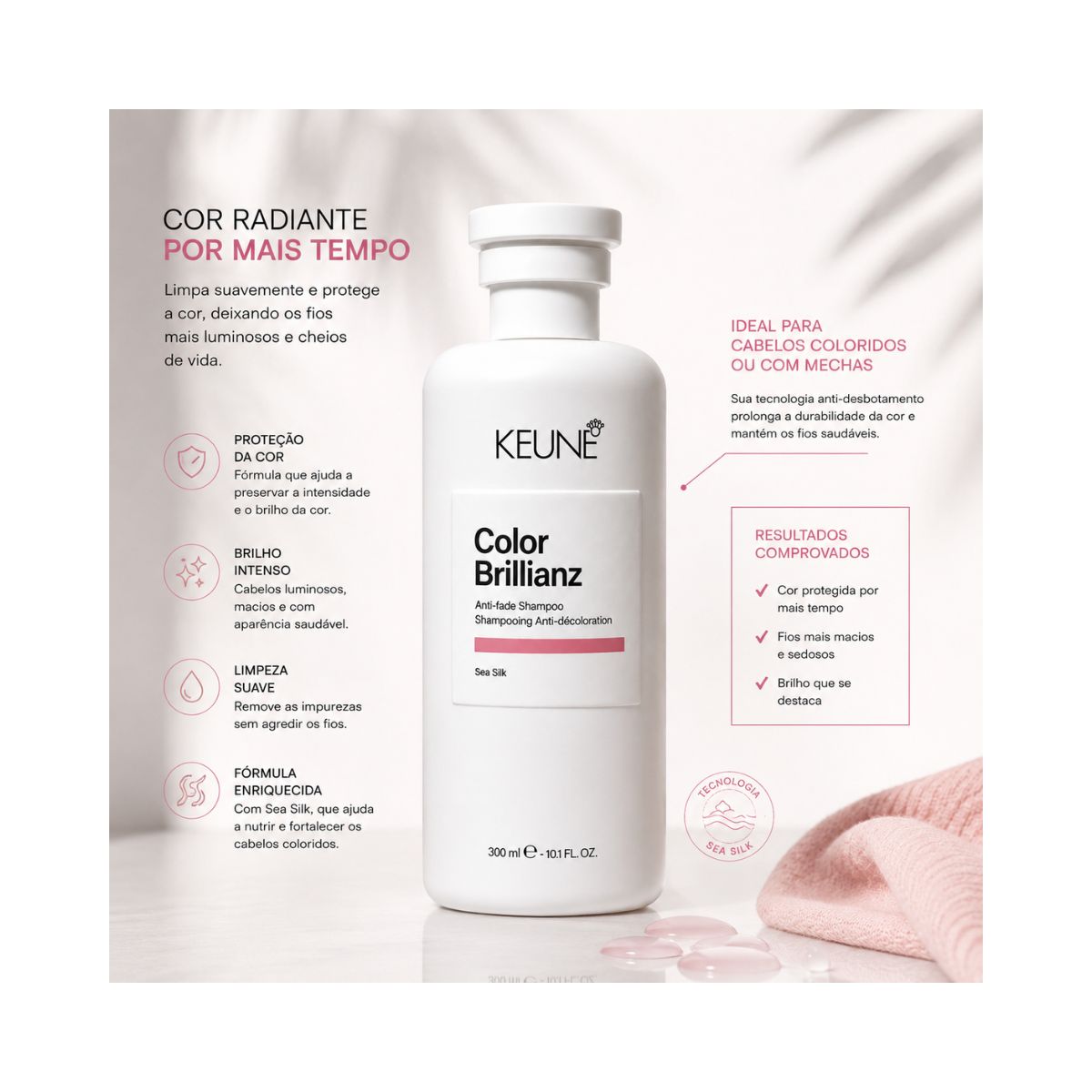 SHAMPOO CARE COLOR BRILLIANZ KEUNE 300ML