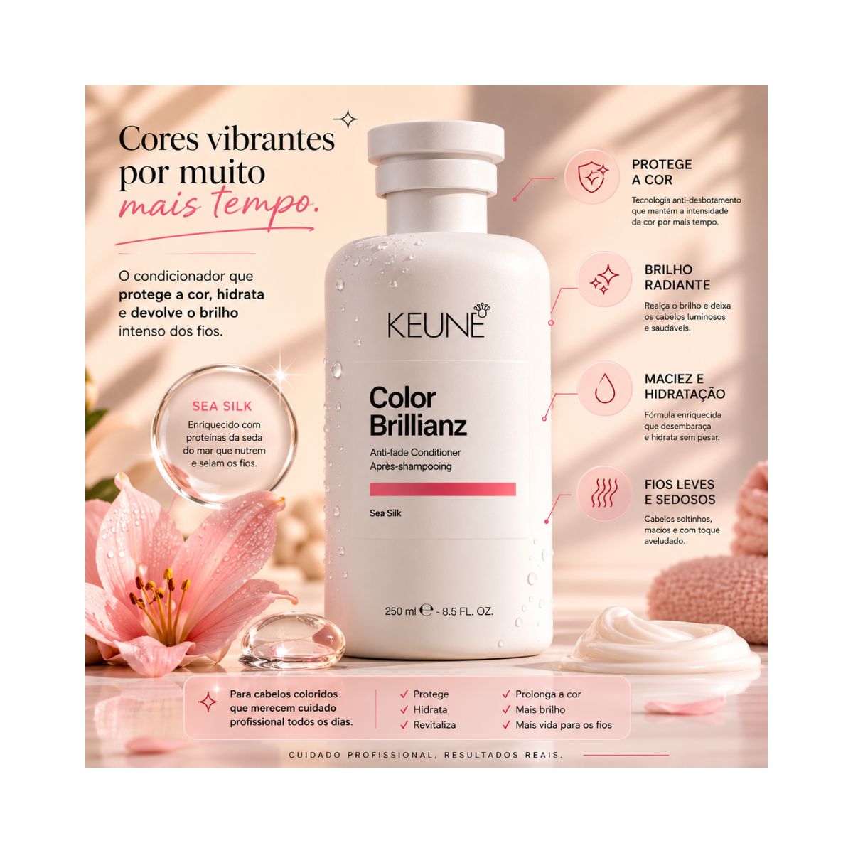 CONDICIONADOR CARE COLOR BRILLIANZ KEUNE 250ML