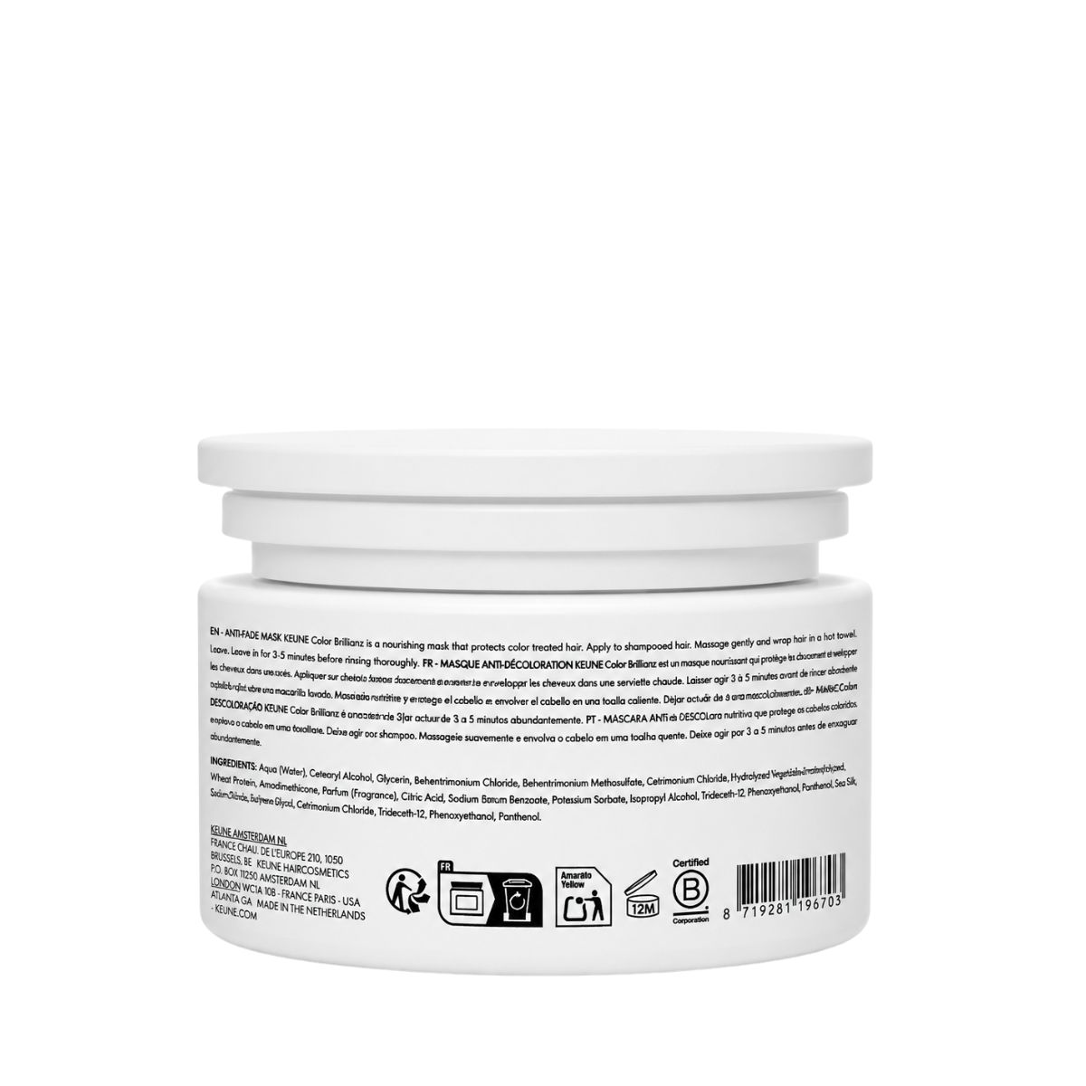 MÁSCARA CARE COLOR BRILLIANZ KEUNE 200ML