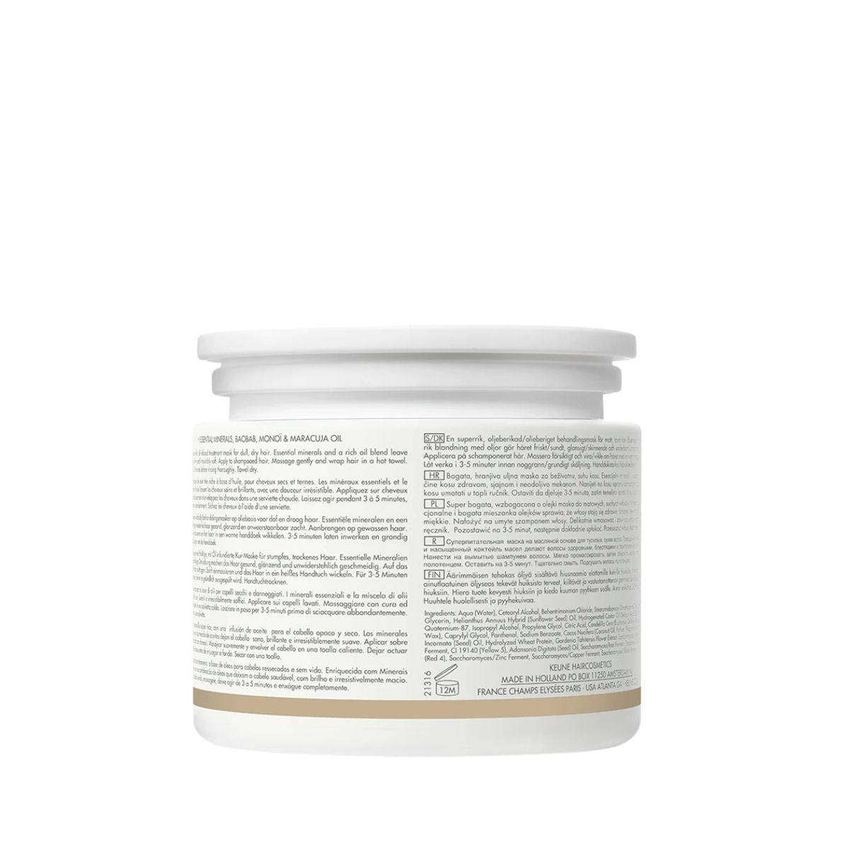 MÁSCARA CARE SATIN OIL KEUNE 200ML