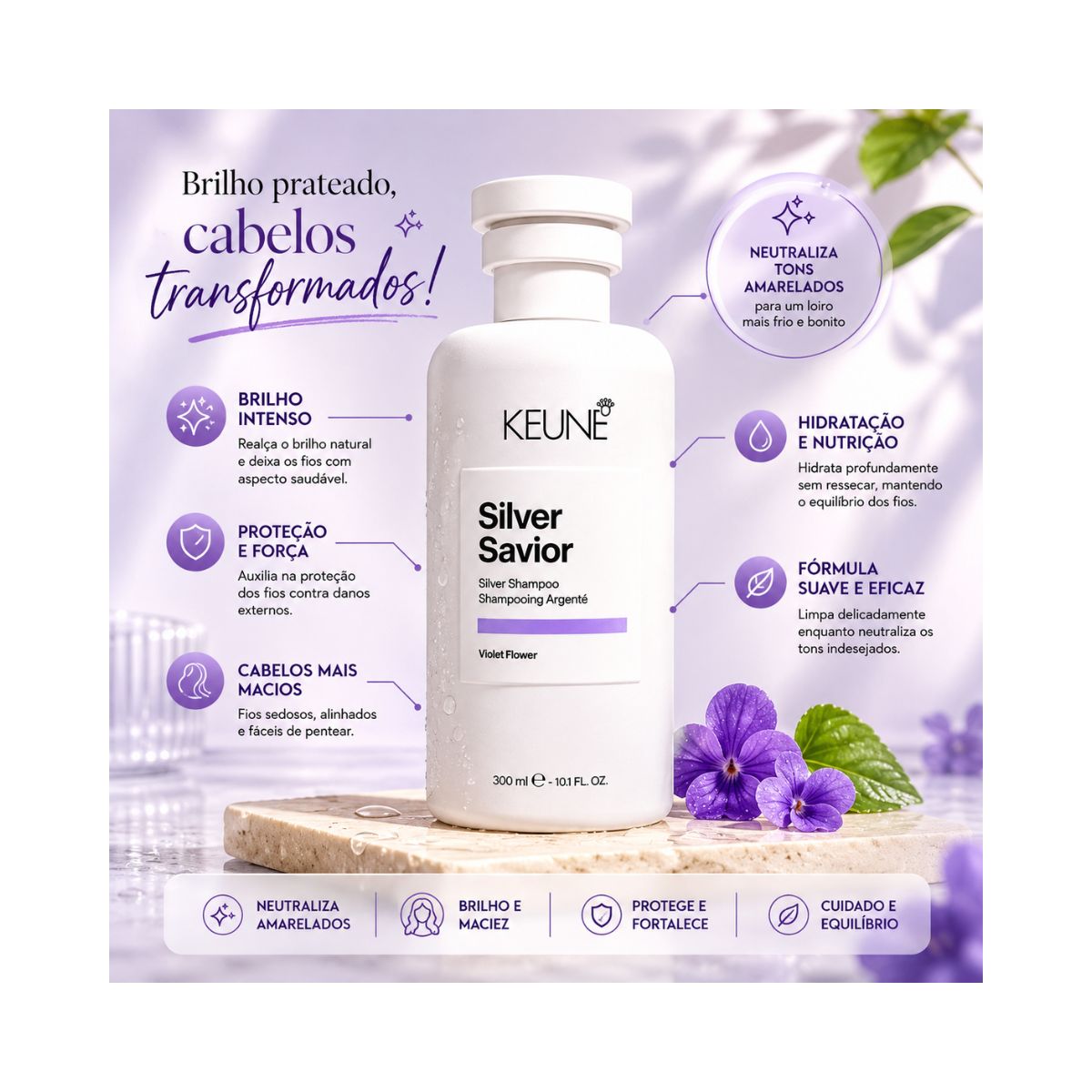 SHAMPOO CARE SILVER SAVIOR KEUNE 300ML