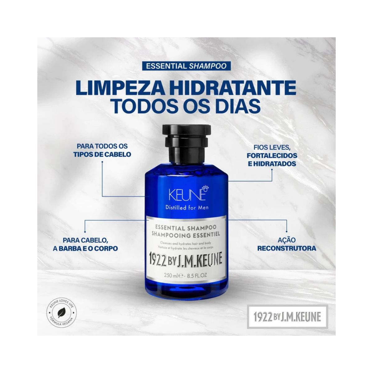 SHAMPOO ESSENTIAL USO DIÁRIO KEUNE 250ML