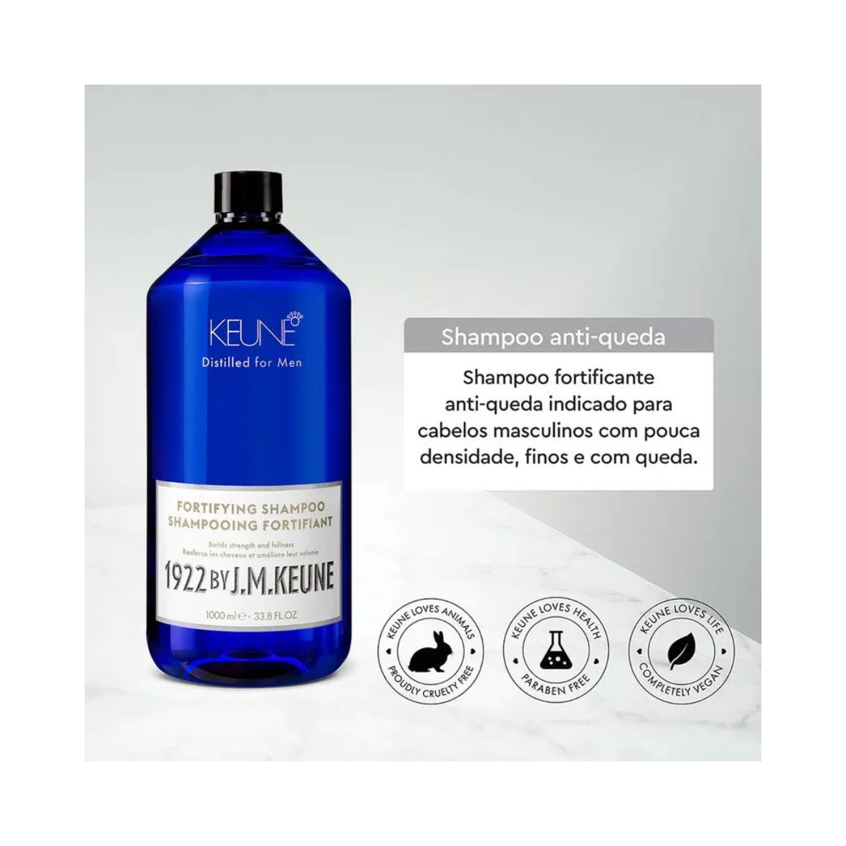 SHAMPOO FORTIFYING 1922 ANTIQUEDA KEUNE 1000ML