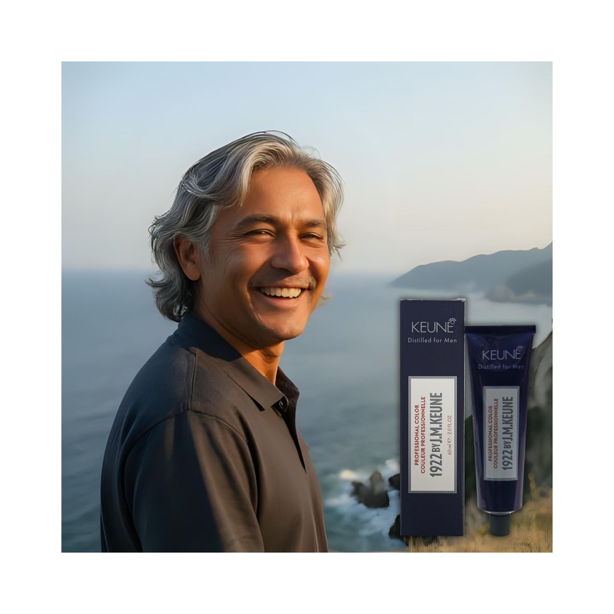 COLORAÇÃO FOR MEN 5 CASTANHO CLARO KEUNE 60ML