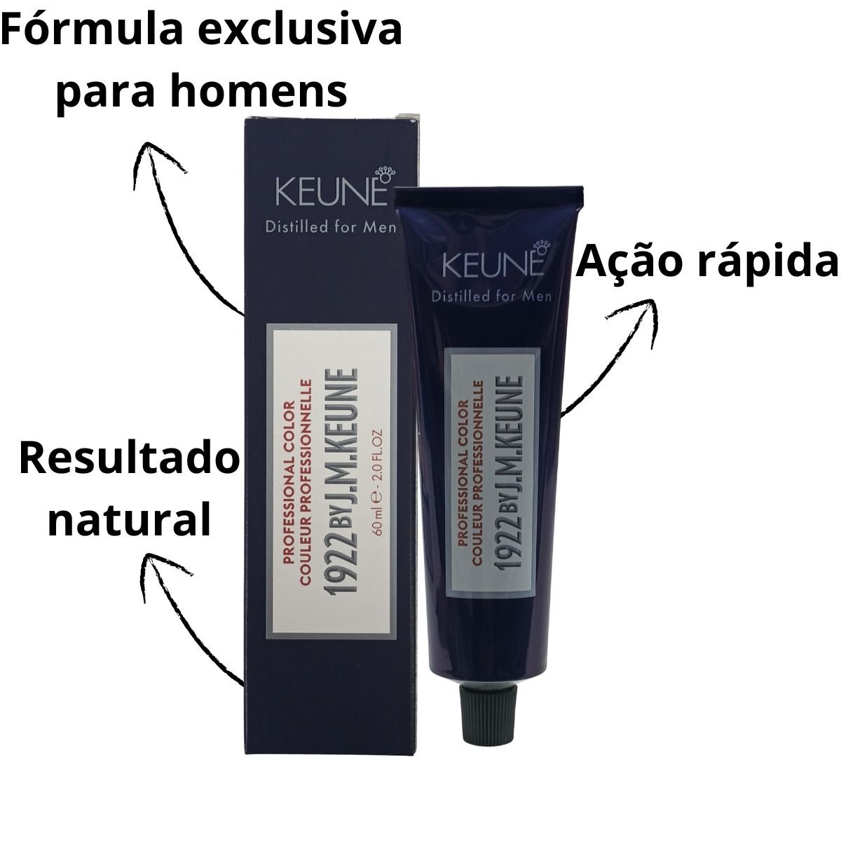 COLORAÇÃO FOR MEN 6 LOURO ESCURO KEUNE 60ML