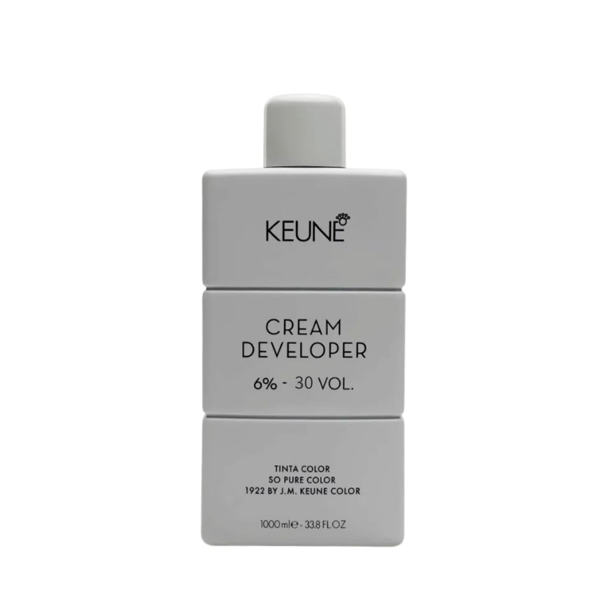 ÁGUA OXIGENADA TINTA DEVELOPER 9% 30 VOLUMES KEUNE 1000ML