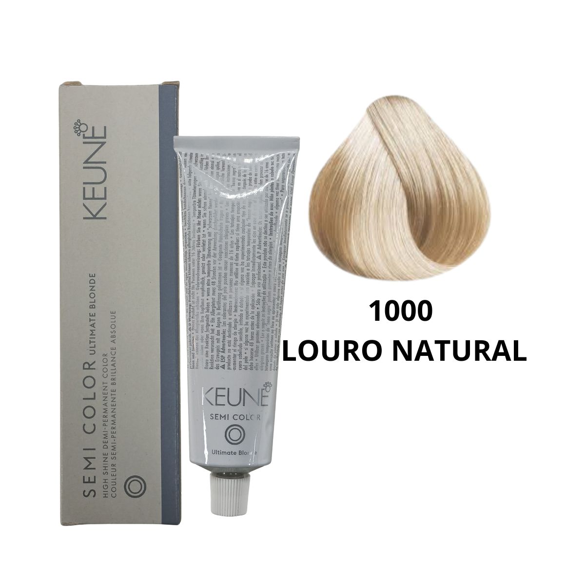 COLORAÇÃO TINTA COLOR ULTIMATE BLOND 1000 LOURO NATURAL KEUNE 60ML