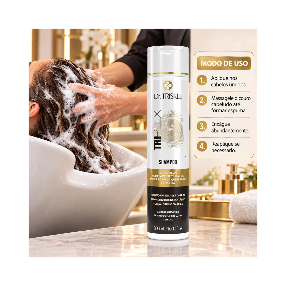SHAMPOO TRI-PLEX DR TRISKLE 300ML