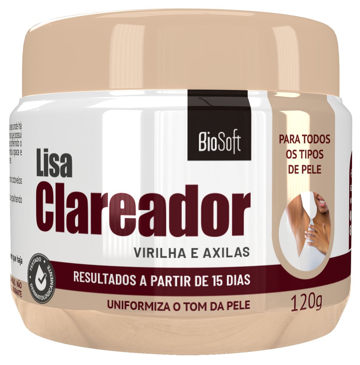 CREME CLAREADOR BIO SOFT 120G