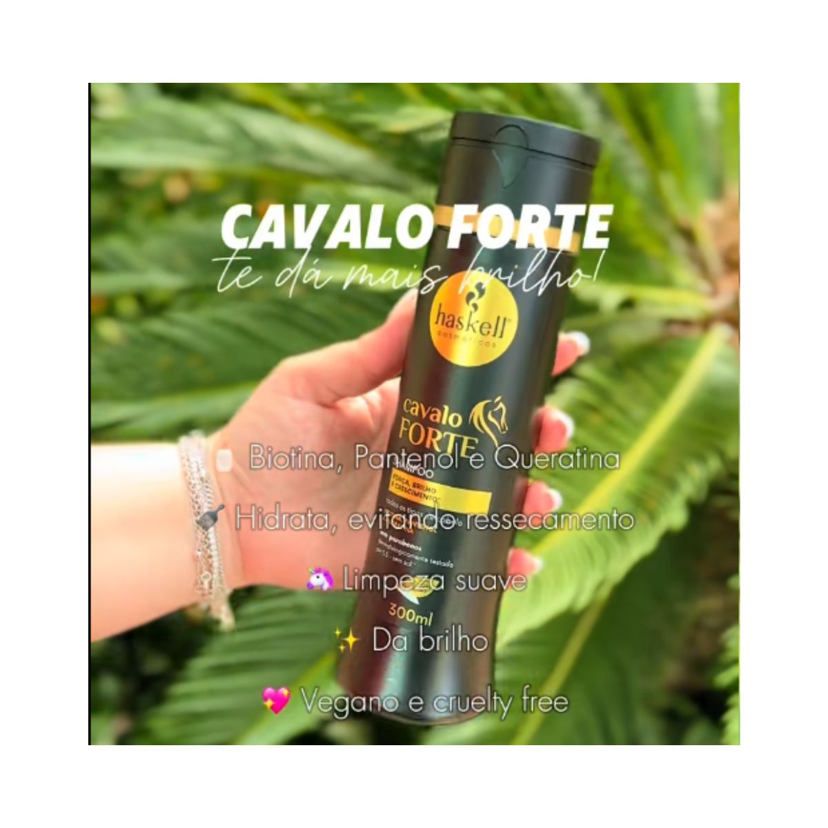 SHAMPOO CAVALO FORTE HASKELL 300ML