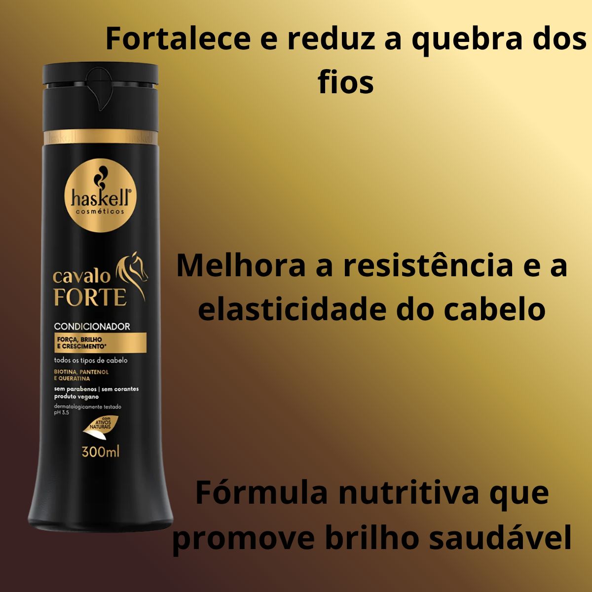 CONDICIONADOR CAVALO FORTE HASKELL 300ML