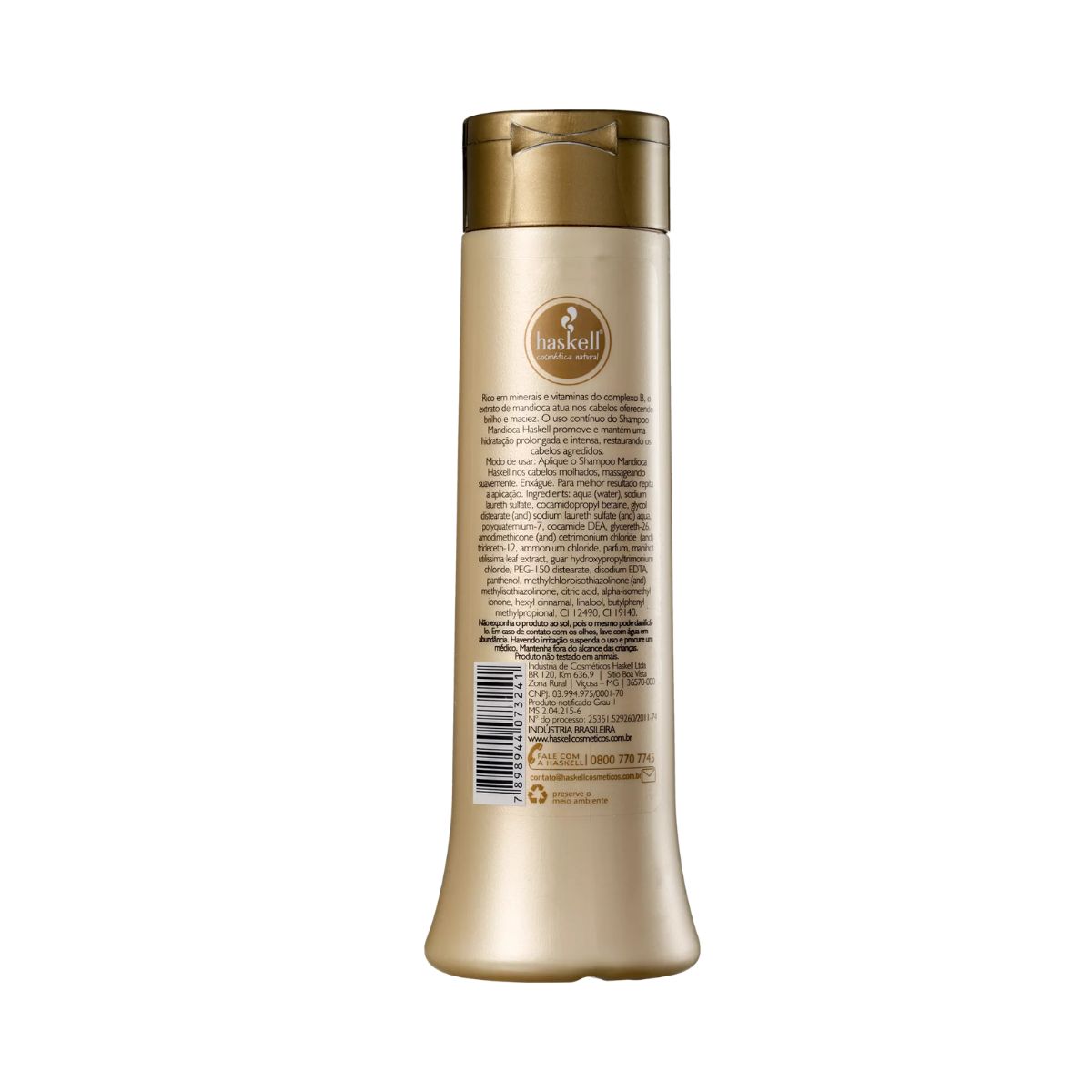 SHAMPOO MANDIOCA HASKELL 300ML