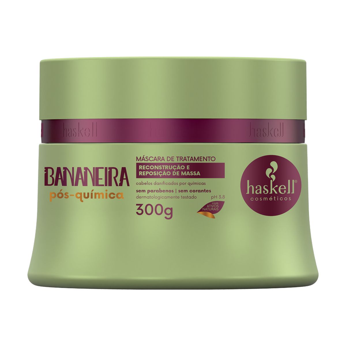 MÁSCARA BANANEIRA HASKELL 300G