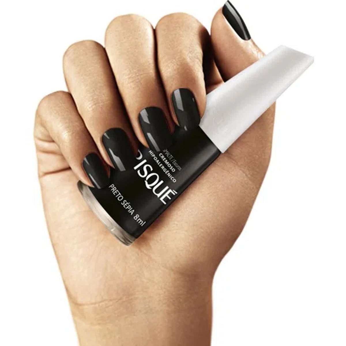 ESMALTE RISQUÉ CREMESO PRETO SÉPIA 8ML