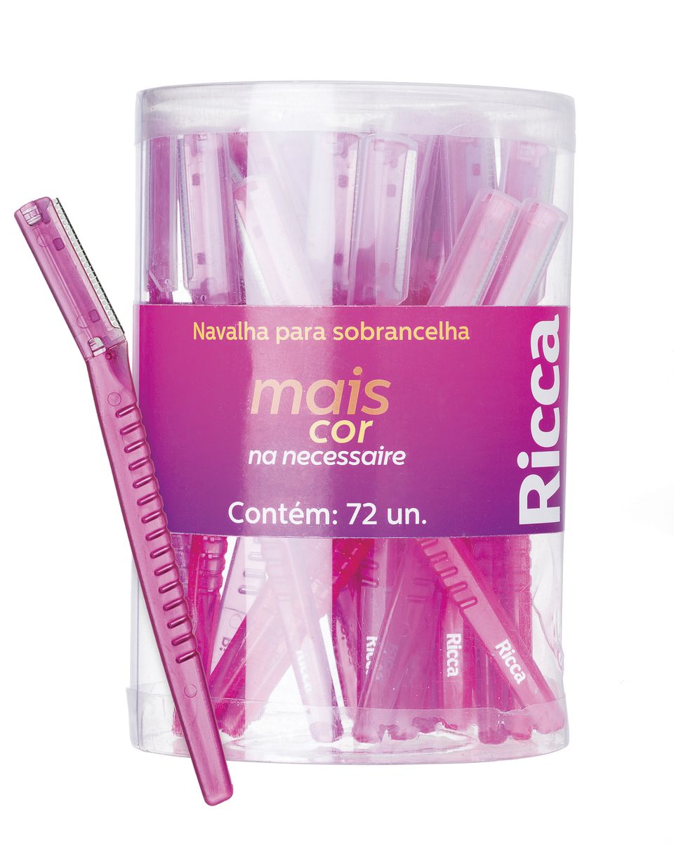 NAVALHA PARA SOBRANCELHA COLORS RICCA