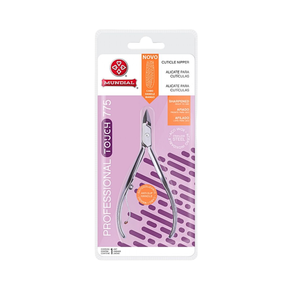 ALICATE PARA CUTÍCULAS PROFISSIONAL 775 INOX MUNDIAL