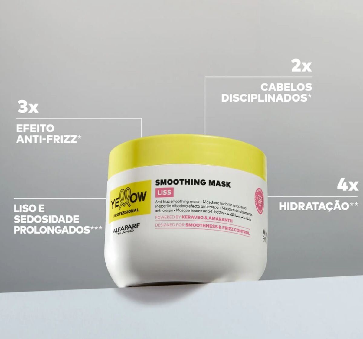 MÁSCARA LISS YELLOW 500ML