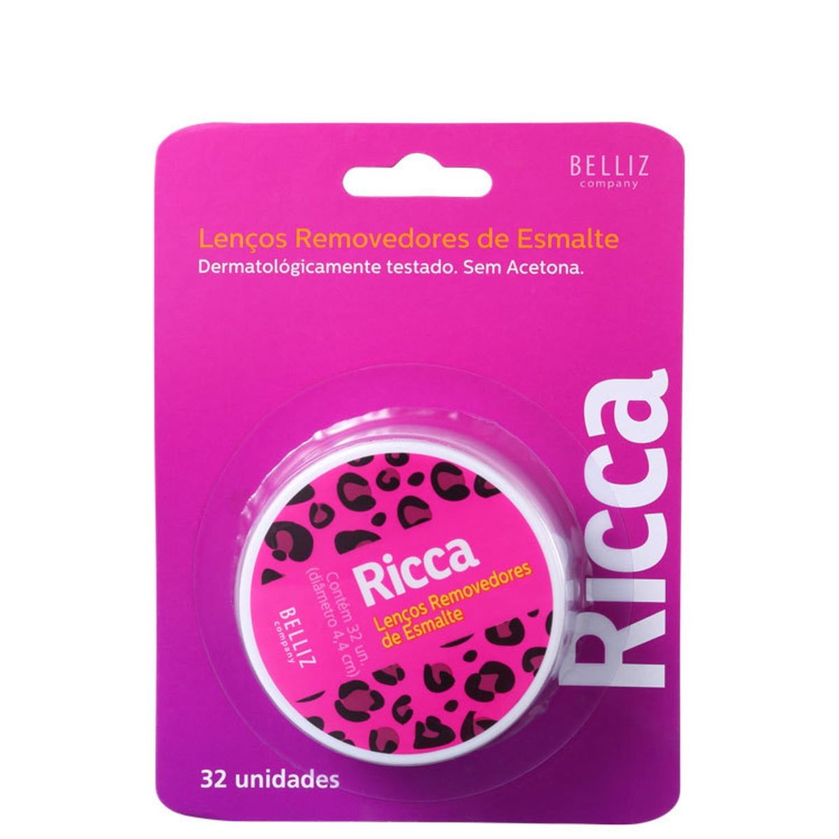 LENÇOS REMOVEDORES DE ESMALTE 32UN RICCA