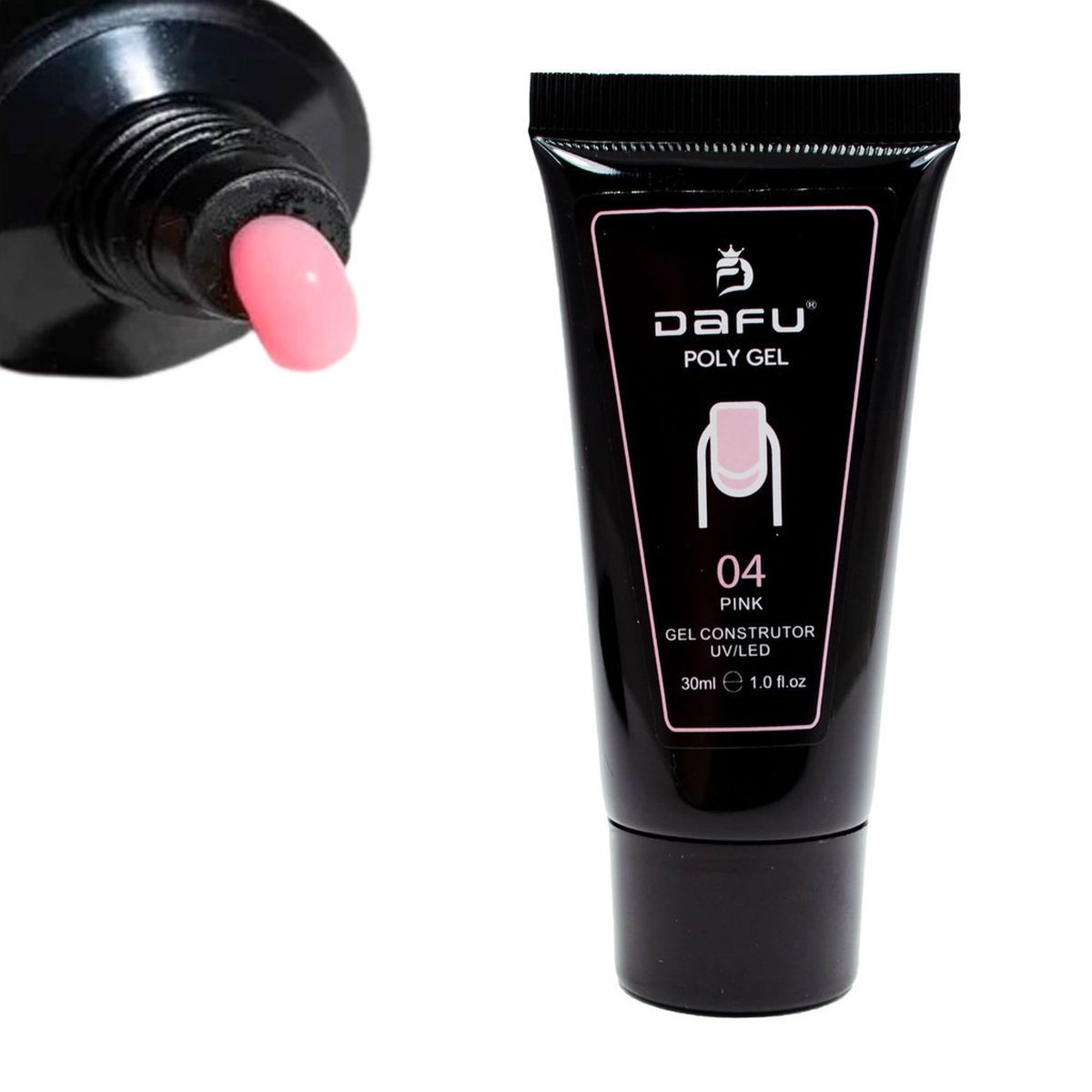 GEL CONSTRUTOR UV/LED 04 PINK DAFU 30ML