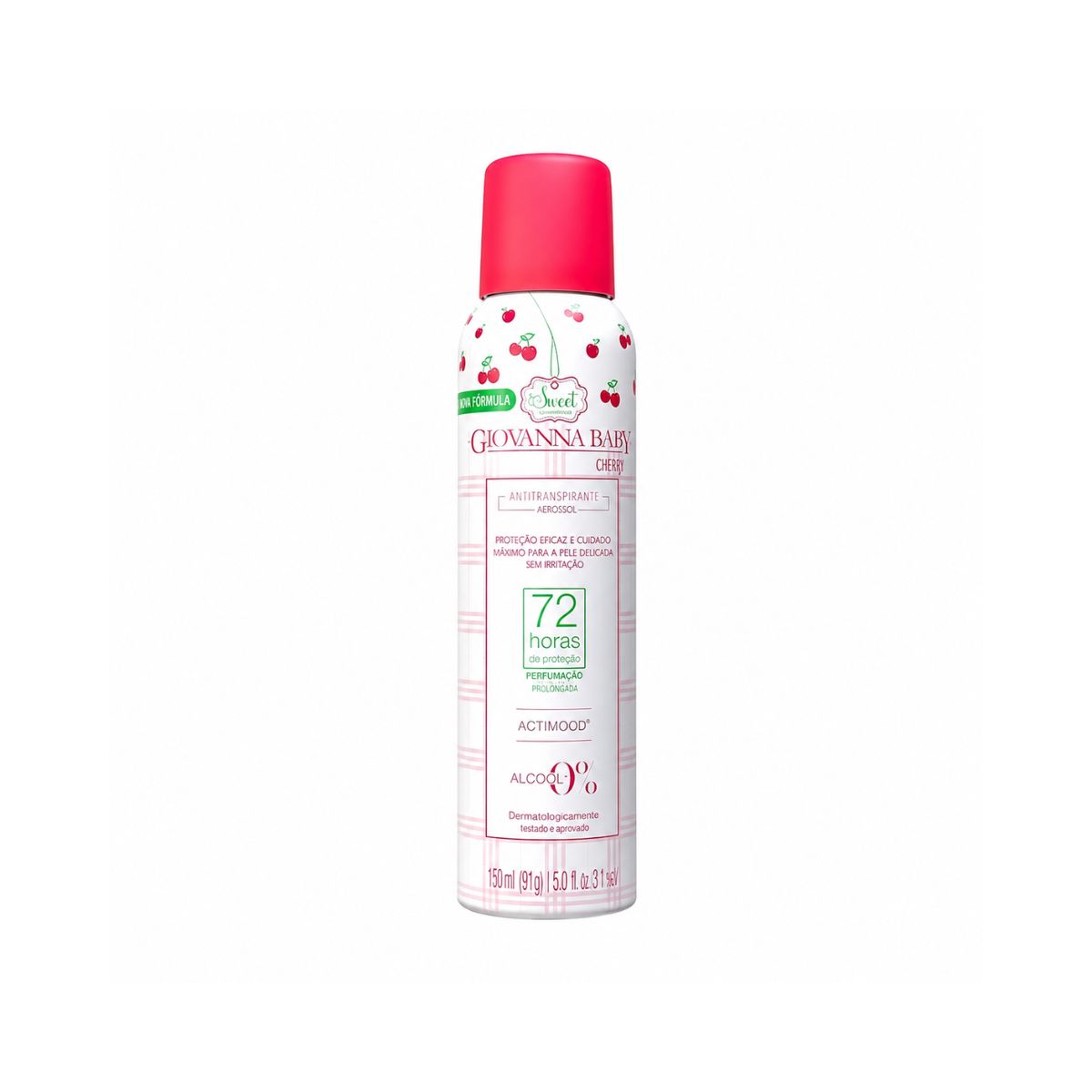 DESODORANTE AEROSOL GIOVANNA BABY CHERRY 150ML