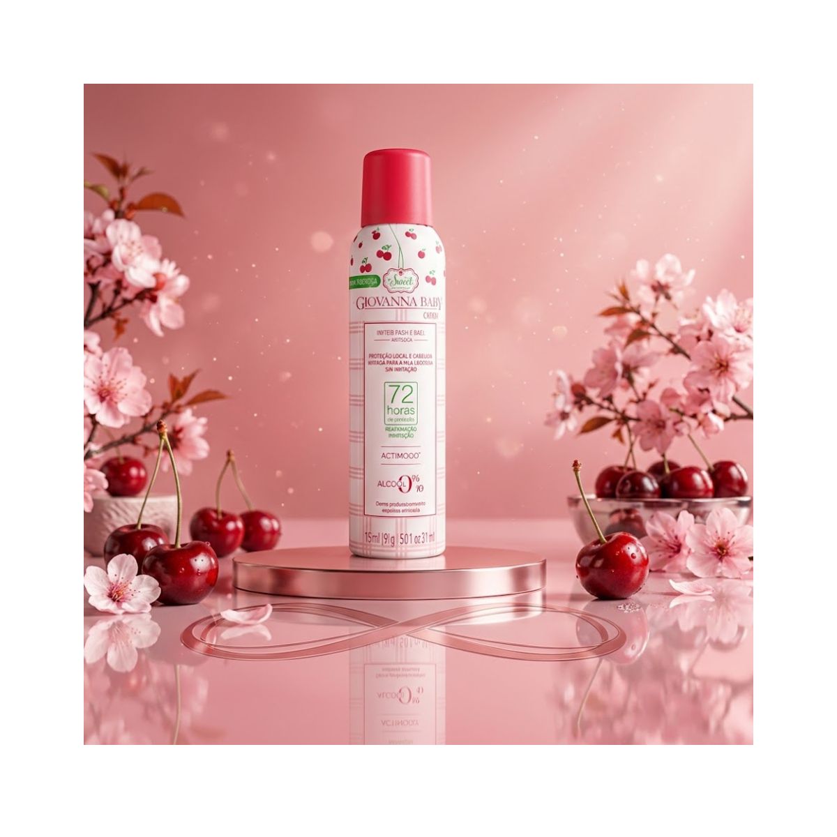 DESODORANTE AEROSOL GIOVANNA BABY CHERRY 150ML
