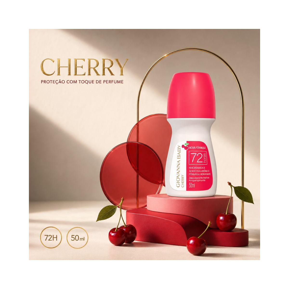 DESODORANTE ROLL-ON BLUE GIOVANNA CHERRY 50ML