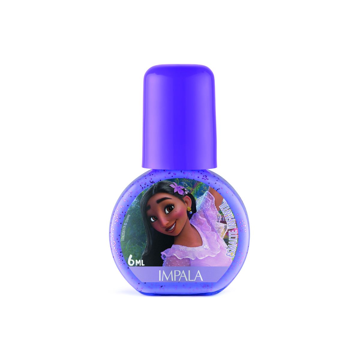 ESMALTE INFANTIL GLITTER ENCANTO ALGUÉM DISSE FLORES ? IMPALA 6ML
